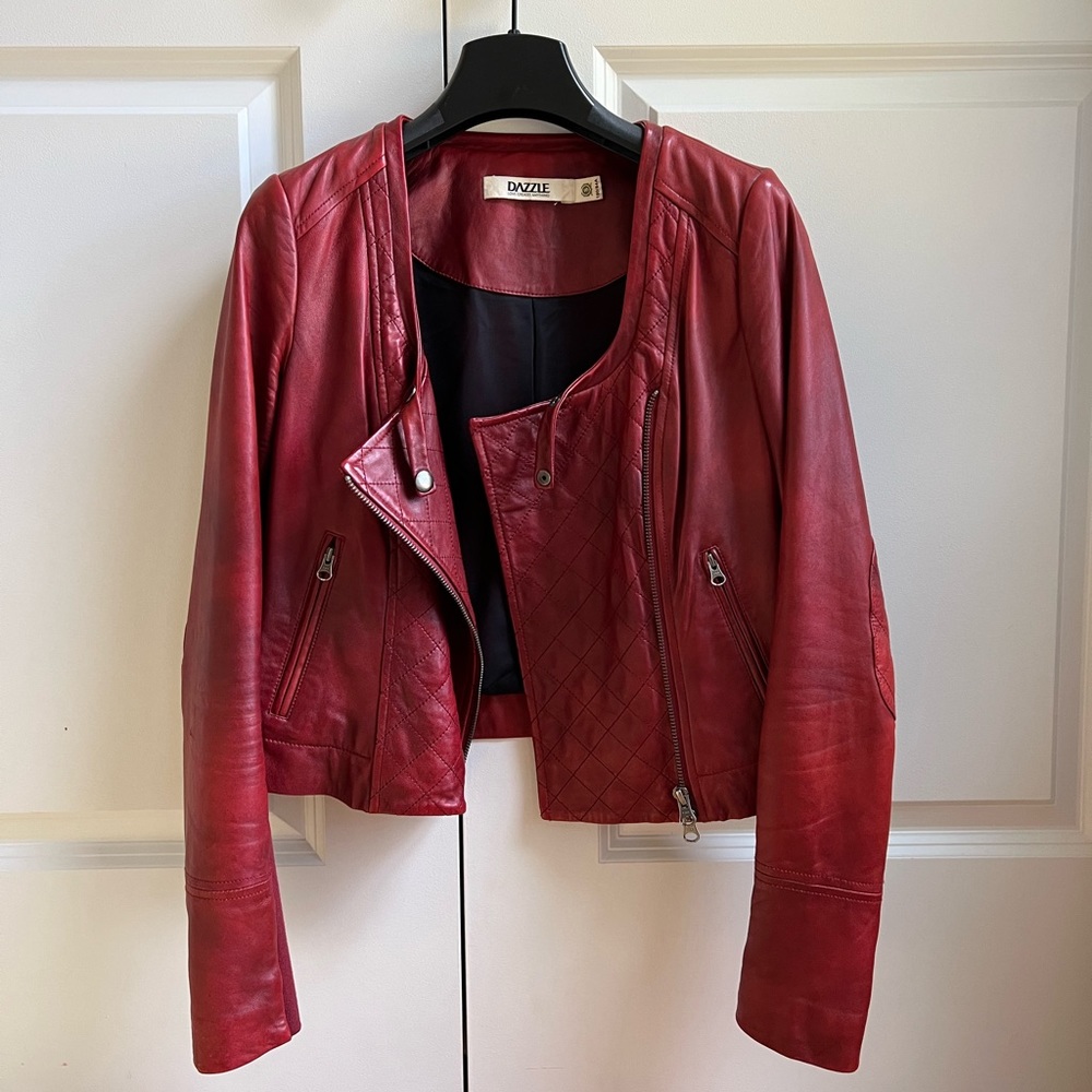 DAZZLE Genuine Lamb Leather Jacket
